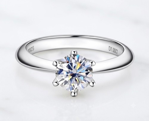 Anello solitario argento - anello,
