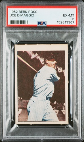 Berk ross joe dimaggio psa - ross,