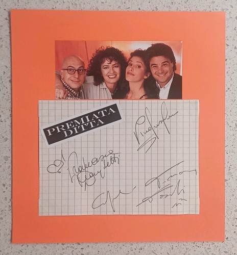 Premiata ditta autografo - premiata,