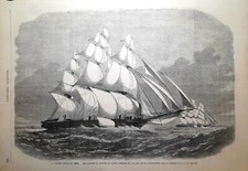 Stampa antica VELIERI IN