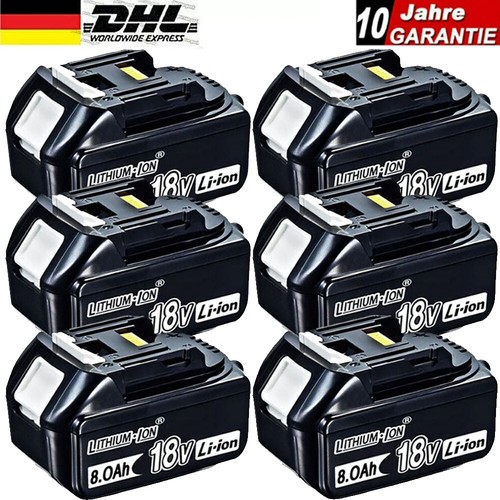 Per batteria makita 18v 6ah - 6x,