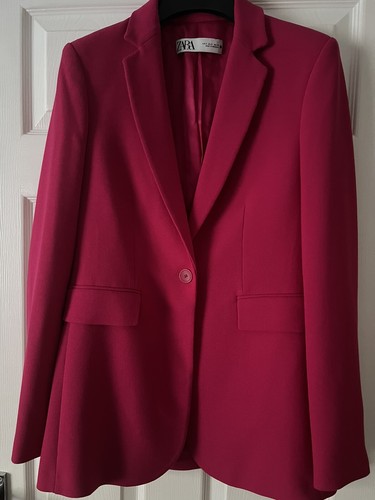 Giacca blazer zara rosa fucsia - blazer,