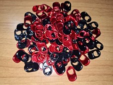 ❤️ 500 LINGUETTE LATTINE TONDE ROSSO NERO  Colorate COCA COLA  ❤️