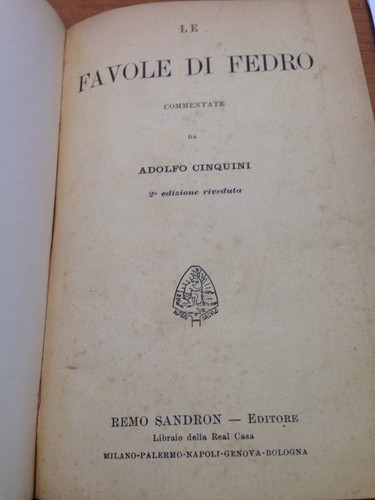 1914 favole fedro - le, di