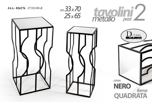Pezzi tavolini neri top - 2,