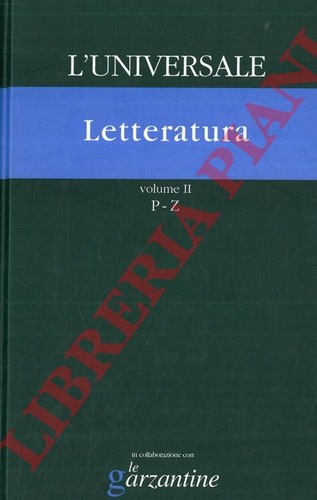 Letteratura universale la - l'universale.,