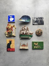 9 Magneti Calamite Per Frigorifero Da Collezione