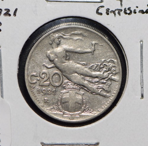 Italia 1921 centesimi - 1921, 20