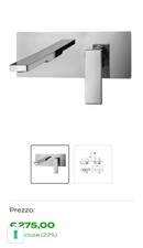 RUBINETTO LAVABO DA INCASSO A