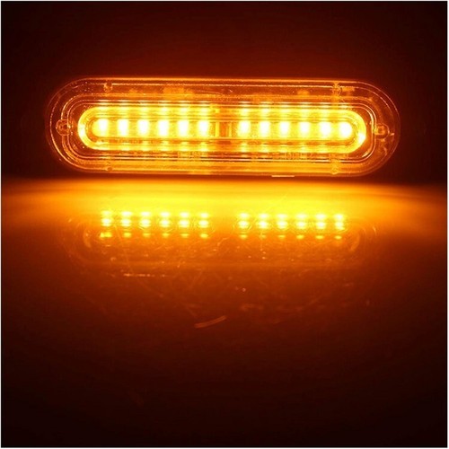 Lampeggiante led 18w giallo - lampeggiante,