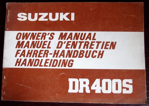 Suzuki dr400s 1981 - suzuki, uso