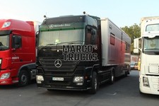Foto camion Mercedes-Benz Actros 1844 rimorchio valigia Regno Unito nero Mercedes-Be #f6nk