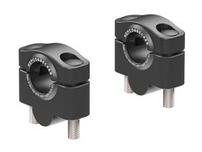 Triumph Scrambler 400 X 2024 - Alza manubrio 25 mm nero DI HEPCO & BECKER