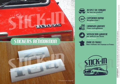 104 autocollants stickers - zs,
