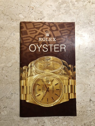 Rolex catalogo oyster vintage - rolex,