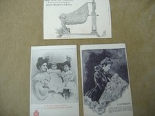 6 CARTOLINE  INIZI '900 DEDICATI AI FIGLI DI VITTORIO EMANUELE III°