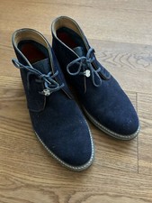 BRIMARTS Stivaletti Uomo in Pelle Scamosciata Blu - Taglia 42