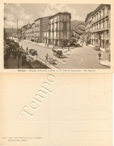 Cartolina avellino calesse - cartolina,