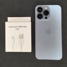 Iphone 13 Pro 256gb - 84% - New Screen - Like New - No Icloud - No Sim Lock-Blue