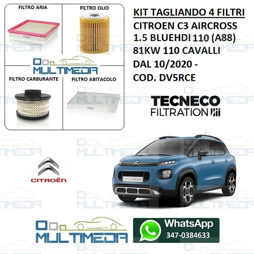 Tagliando filtri tecneco - tagliando, 4