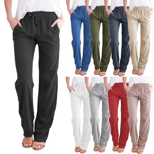 Pantaloni estivi donna cotone - pantaloni,