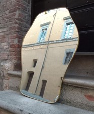Grande specchio ottone - specchio, in