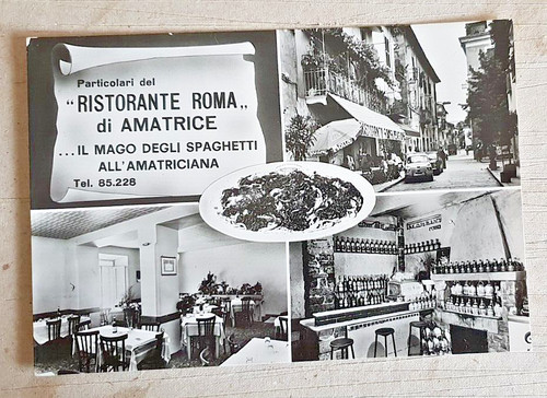 Cartolina amatrice rieti - amatrice,