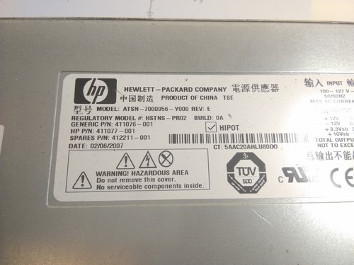 Srever power supply - hp,