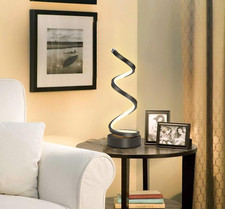 Spiral Lampada Da Scrivania,Lampada Da Tavolo Led，Lampada Soggiorno，Abat Jour Da