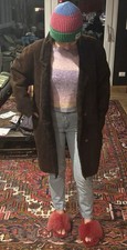 Shearling Giacca Montone Donna