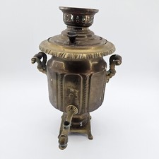 Antico Samovar russo in ottone