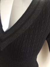 Maglia da Donna EXTYN Italia In Cotone Nero Tg.44/M