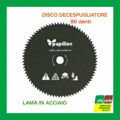 Disco lama acciaio denti - acciaio, 80