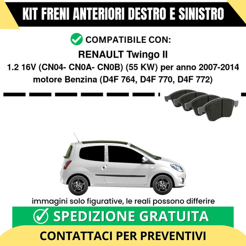 Pastiglie freno anteriori - pastiglie, per