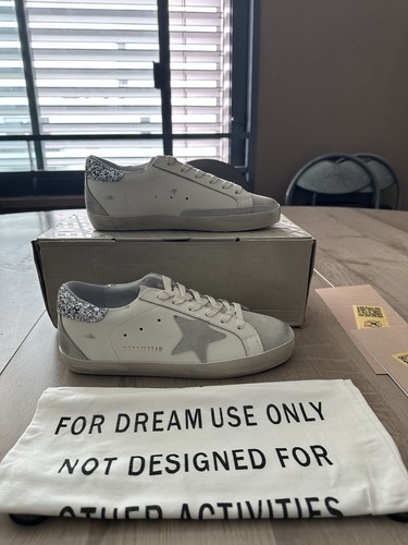 Basket golden goose - golden, superstar