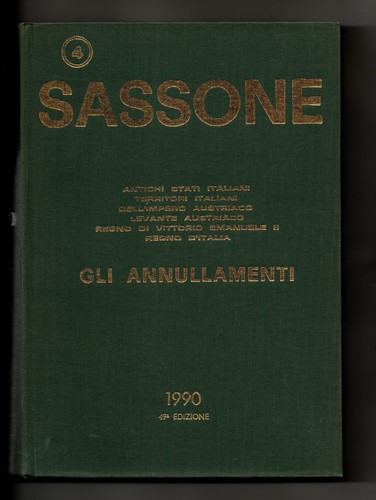 Catalogo sassone annullamenti - sassone,