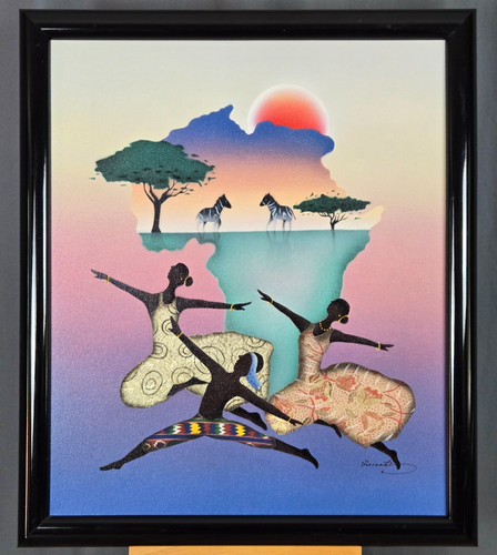 Quadro africa anima - quadro, danza