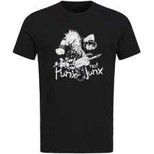 T-shirt Punx not Junx nera