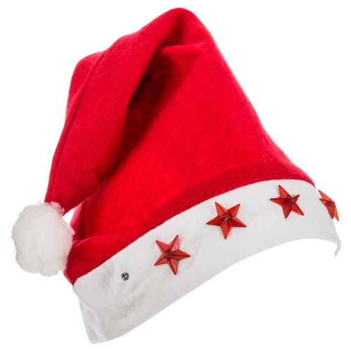 Cappello babbo natale con led - cappello,