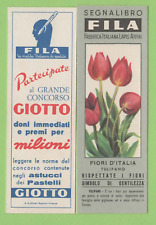 SEGNALIBRO FILA SERIE FIORI D'ITALIA TULIPANO GIOTTO BLU