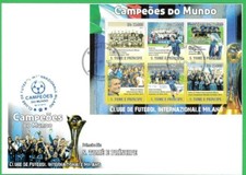 INTER - vincitori COPPA INTERCONTINENTALE - MINIFOGLIO su FDC Busta Primo Giorno