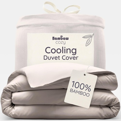 Bamboo single duvet cover - bamboo,