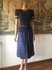 abito in lino e  giacca vintage