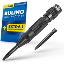 Punzone Centrale Professionale Bulino Automatico 50-100N con Punta di Ricambio