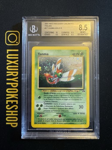 Carta card pokemon yanma neo - carta,