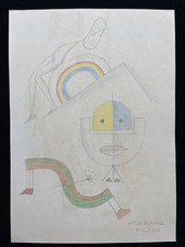 VICTOR BRAUNER disegno su