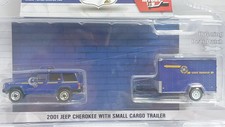 Greenlight 32315B 2001 Jeep Cherokee, rimorchio cargo polizia di New York 1:64
