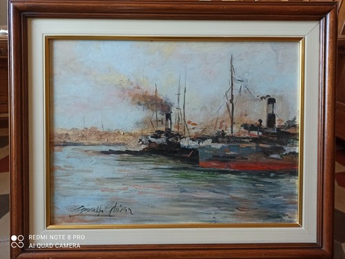 Quadro dipinto olio del 900 - dipinto,