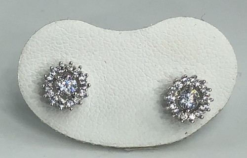 Orecchini oro bianco18kt - , e