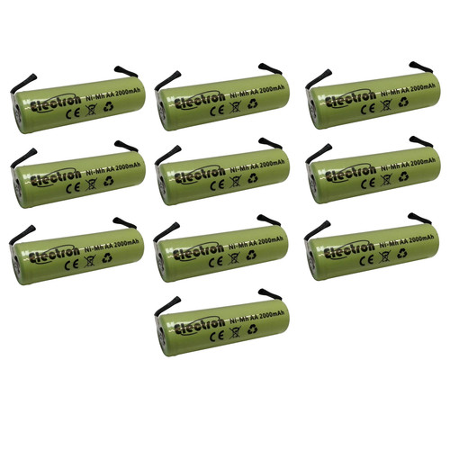 10x batteria ricaricabile - 10x,